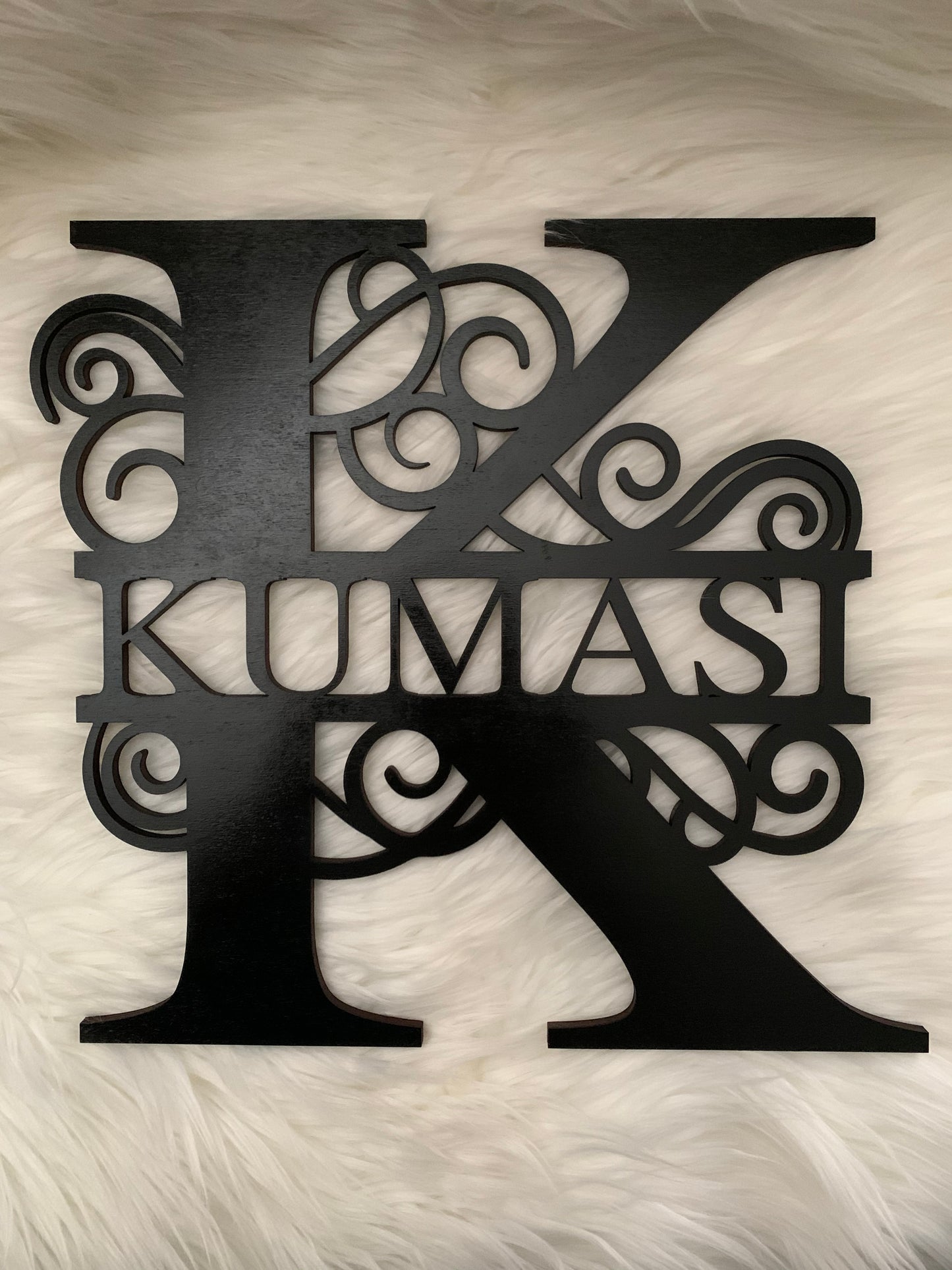 Personalized Wood Monogram