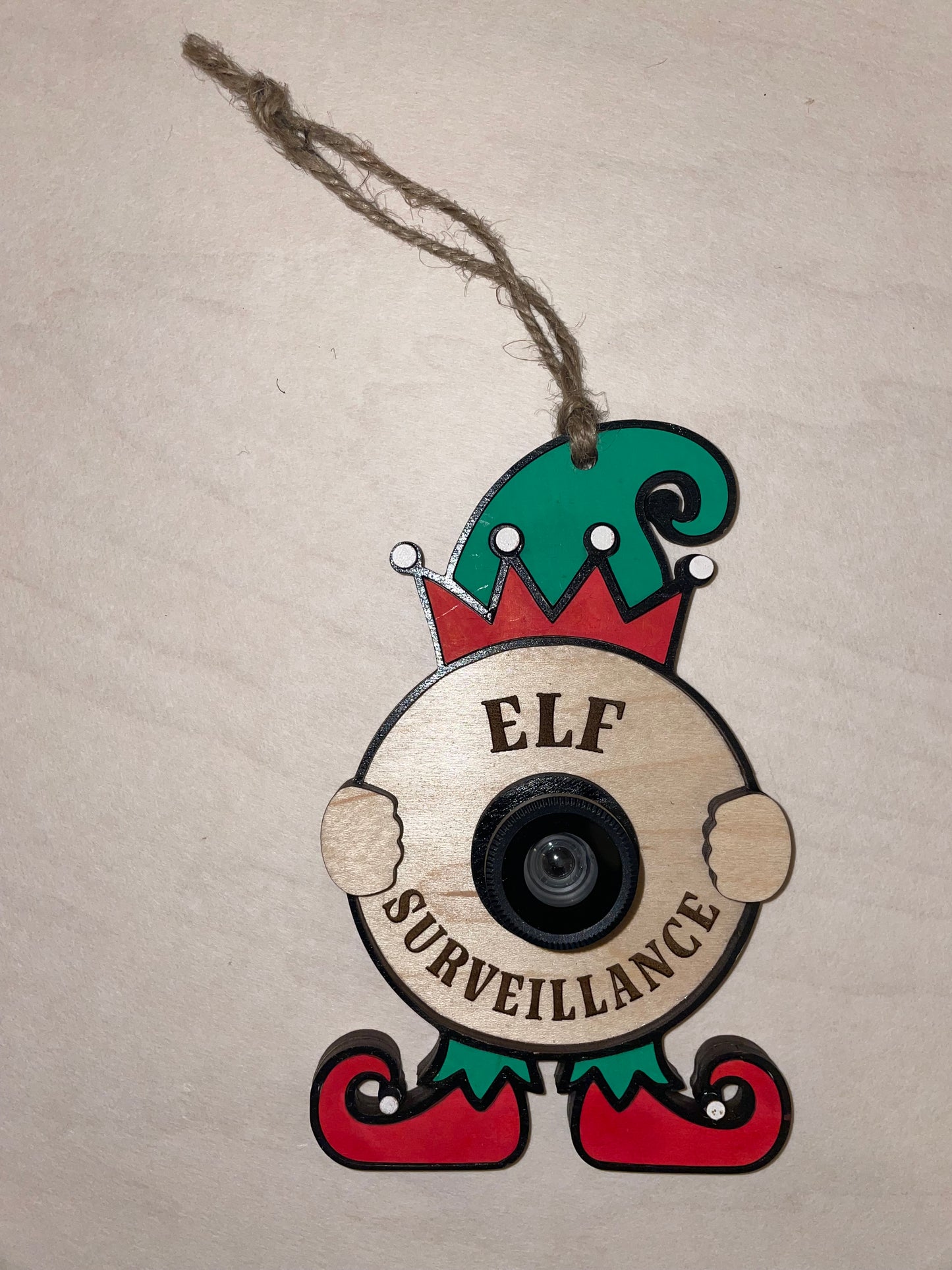 Elf Surveillance Ornament