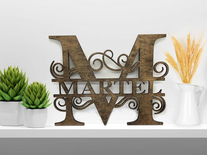 Personalized Wood Monogram