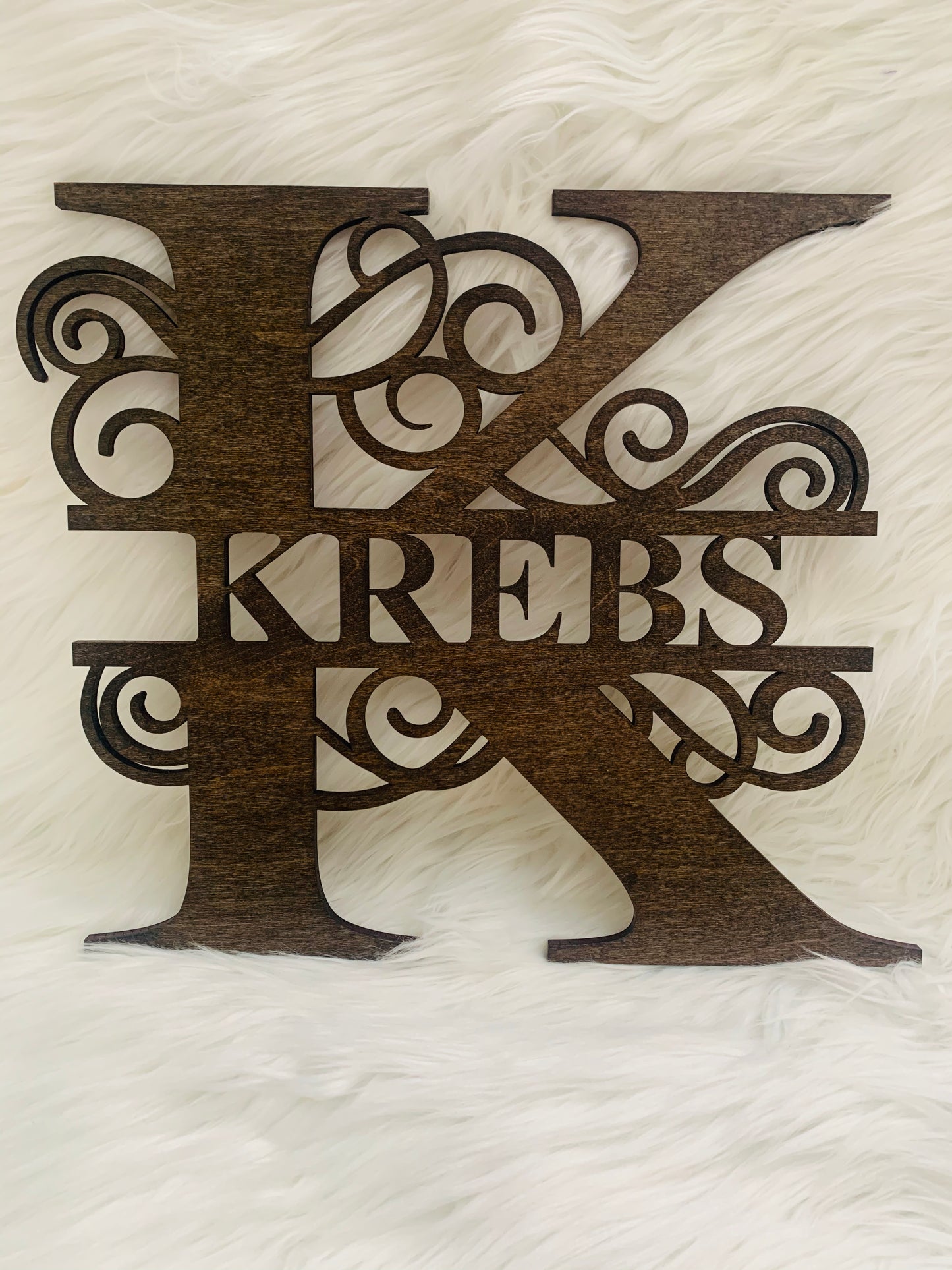 Personalized Wood Monogram