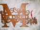 Personalized Wood Monogram