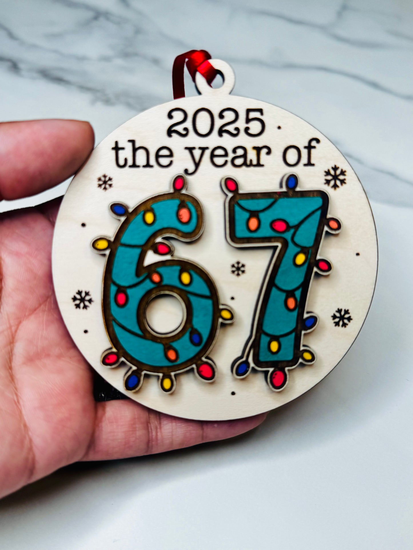 2025 “The Year of 67” Ornament
