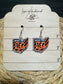 Bengals  “Who Dey” Acrylic Earrings – Small & Large Sizes | $12
