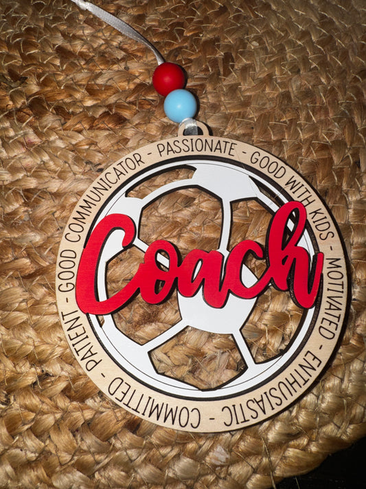 Soccer Coach Ornament – Personalized Appreciation Gift