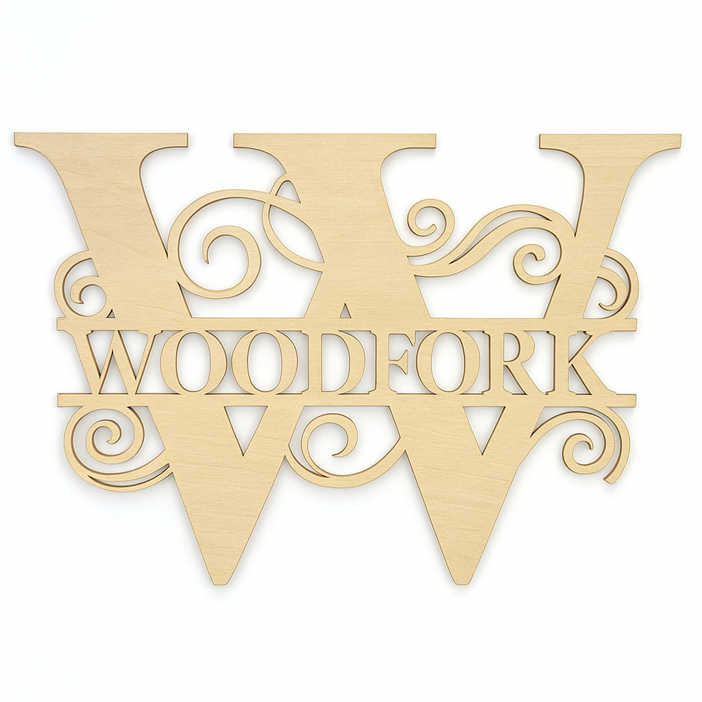 Personalized Wood Monogram