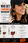 Bengals  “Who Dey” Acrylic Earrings – Small & Large Sizes | $12